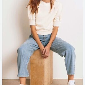 NWT Ba&sh Ecru sweatshirt